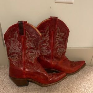 Justin’s Red Cowboy boots size 10